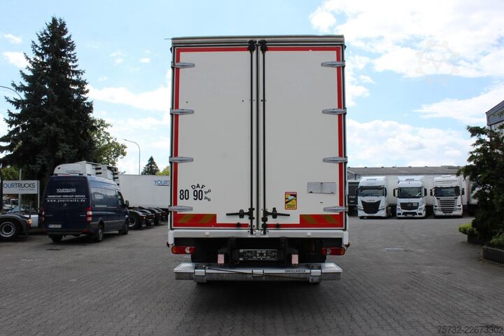 Kamion sa ravnom platformom i ceradom Daf CF  320 Plane   Schlafkabine Klima LDW Edscha LBW