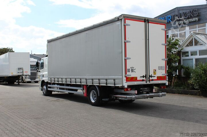 Kamion sa ravnom platformom i ceradom Daf CF  320 Plane   Schlafkabine Klima LDW Edscha LBW