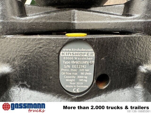 Autokran Kinshofer KM 605U HPX-300, 2x Wechselschalen