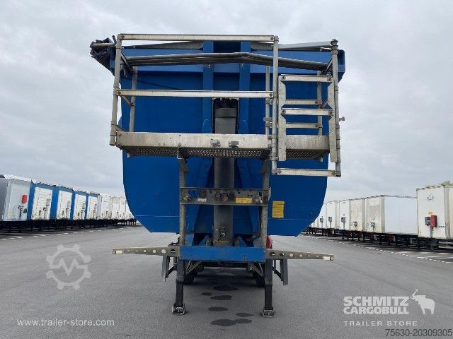 Kipper Auflieger Schmitz Cargobull Semitrailer Tipper Steel half pipe body 46m³