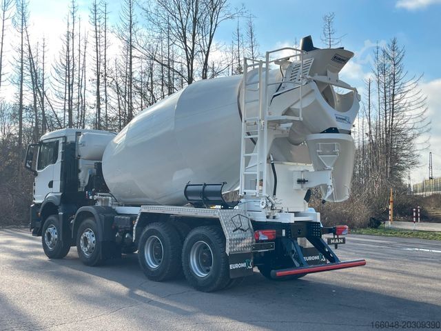 Camion malaxeur à béton MAN TGS 41.400 8x4 / EuromixMTP  EM 10m³ R / EURO 2