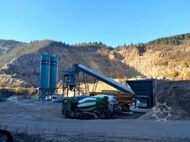 Concrete mixing plant, concrete plant CONSTMACH 100 M3/H Fixed Concrete Batching Plant