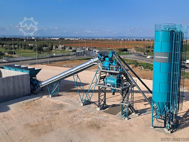  CONSTMACH Concrete Batching Plant 120M3 Stationary Concrete Batching Plant