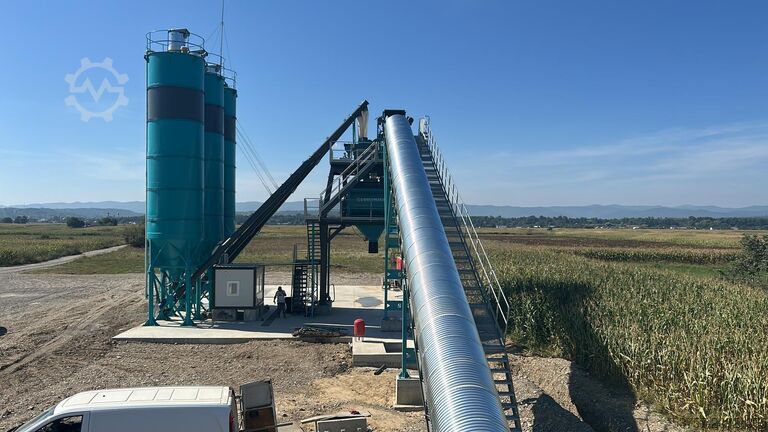 Concrete mixing plant, concrete plant CONSTMACH 120 M3/H Fixed Concrete Batching Plant