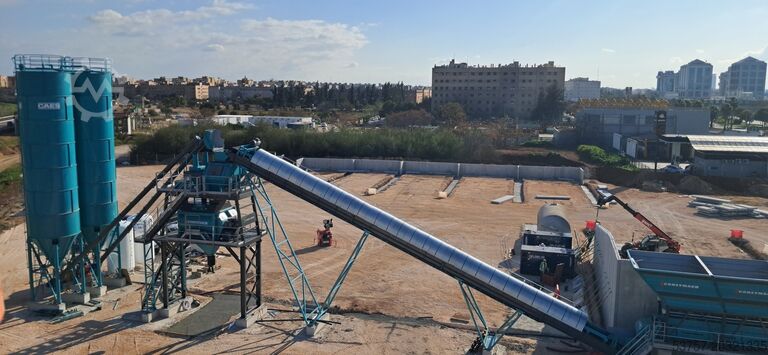 Concrete mixing plant, concrete plant CONSTMACH 120 M3/H Fixed Concrete Batching Plant