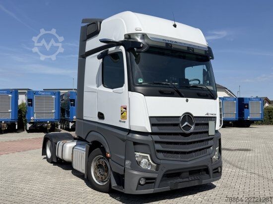 大容量トラクターユニット MERCEDES-BENZ 1845 LOW-DECK, RETARDER VOLLLUFT/  FULL AIR MIRRORCAM GIGASPACE
