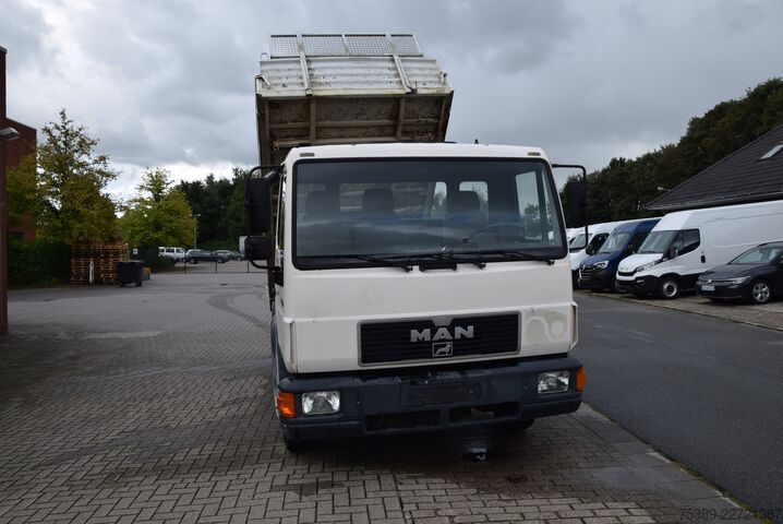 Transporter mit Kipper MAN L2000  8.153 Meiller Kipper 2xAHK HU 04-27