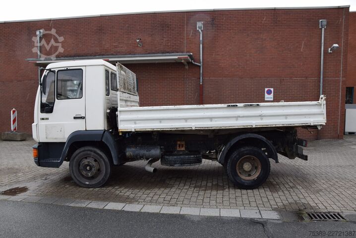 Transporter mit Kipper MAN L2000  8.153 Meiller Kipper 2xAHK HU 04-27