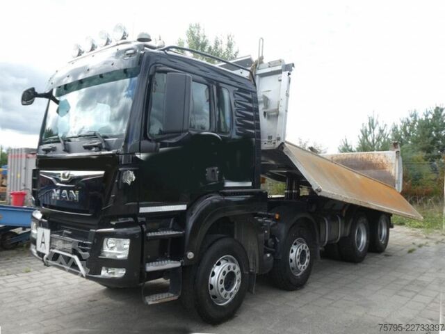 Тристранен самосвал MAN TG-S 35.430 8x4 4-Achs Kipper