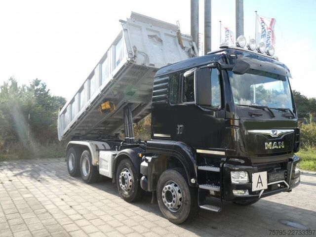 Тристранен самосвал MAN TG-S 35.430 8x4 4-Achs Kipper