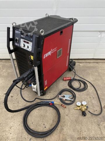 MIG/MAG pulse shielded gas welding machine, pulse machine, pulse welder, pulse device, welding machi EWM Phoenix 301 Progress Puls Force Arc