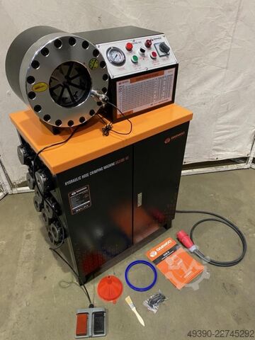 New hose assembly machine, hydraulic hose press, hose press, like UNIFLEX HM 200.2 - hose DAEWOO DA5100-HC