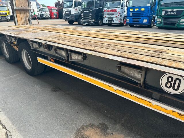 مقطورة نصف منخفضة MÜLLER-MITTELTAL TS3 Profi 30,0 Tieflader mit NLA & hydr. Rampen