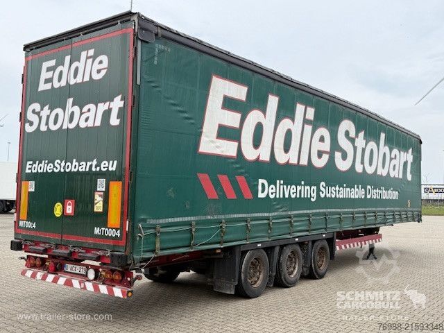 נגרר חצי פתוח עם ברזנט Schmitz Cargobull Curtainsider Mega