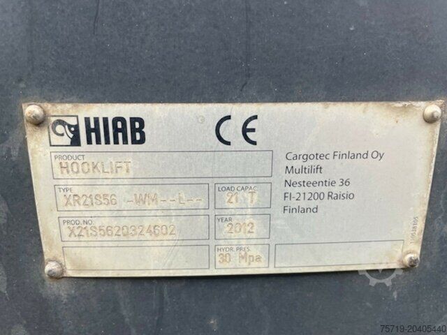 自卸卡车 Mercedes-Benz 2541 Actros 6x2 Multilift XR