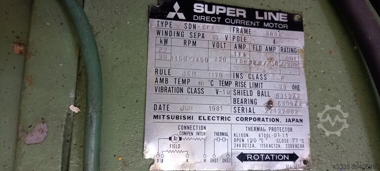 Spindelmotor MAZAK SLAT TURN 30 SLAT TURN 30