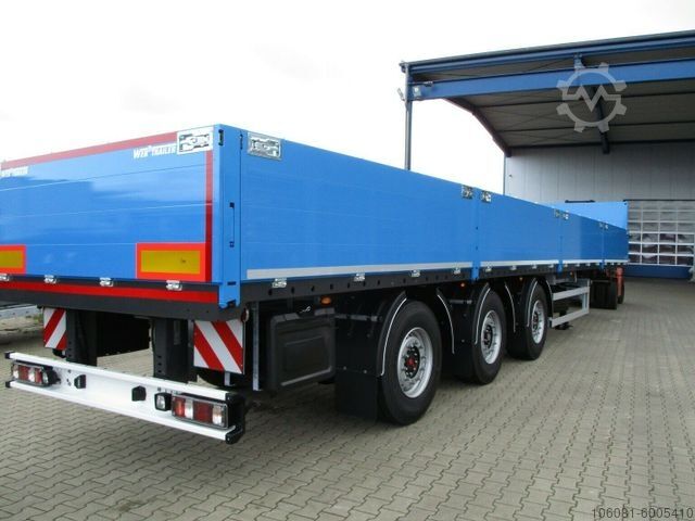 Atvērtā puspiekabe WEB-TRAILER PRSSQPL  27 Baustoff mit TRIDEC-Lenkung