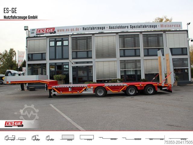 Nízkoložný návěs FAYMONVILLE MAX Trailer MAX100 Semi-Tieflader Radmulden