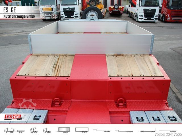 Poluprikolica za nisko podizanje FAYMONVILLE MAX Trailer MAX100 Semi-Tieflader Radmulden