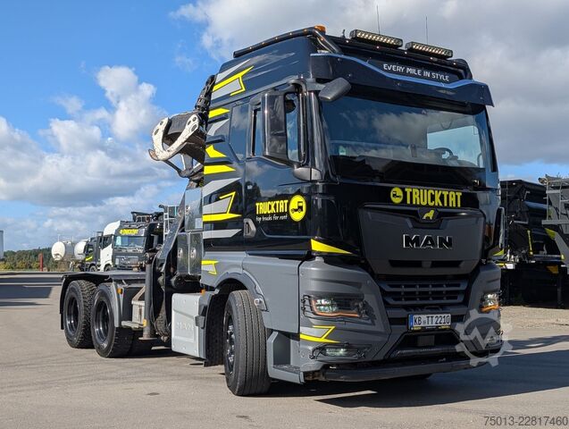 Tovornjak za prevoz hlodovine MAN TGX 33.510 BL SA 6x4 SZM, EPSILON S260Z96,Miete?