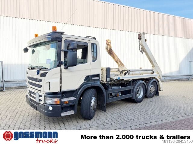 Kipper LKW Scania P 320 6x2-4, Lenk-/Liftachse, Tele-Absetzanlage,