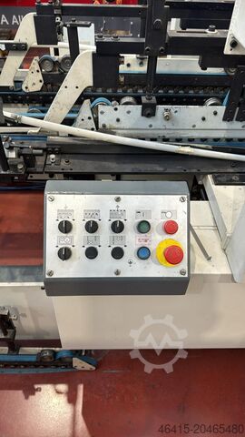 Segtuvų klijavimo įrenginys Bobst Domino 90