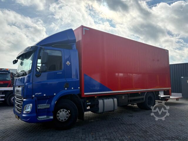 Benne fermée DAF CF 230 + DHOLLANDIA LOADLIFT + 19 TON + BOX 7,4...