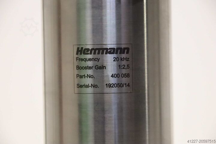 超音波溶接トランスデューサー 超音波振動ユニット Herrmann KHS20-IP50-L 118.858/1