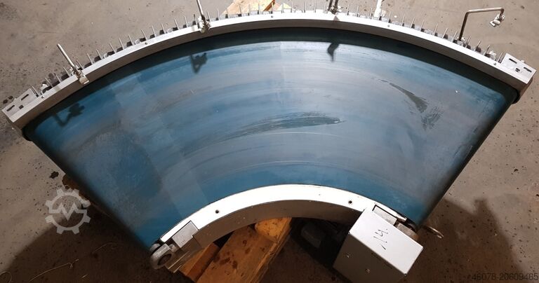 Gurtkurvenförderer rechts Transnorm GKF 90°-810-600 IR600 TS1500-100