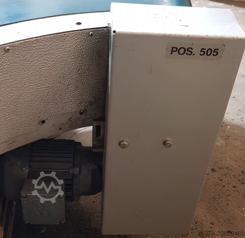 Gurtkurvenförderer rechts Transnorm GKF 90°-810-600 IR600 TS1500-100