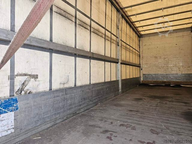 Platformas kravas automašīna ar tentu DAF DAF CF 310 Space Cab, Gardine, Ladebordwand 1,5