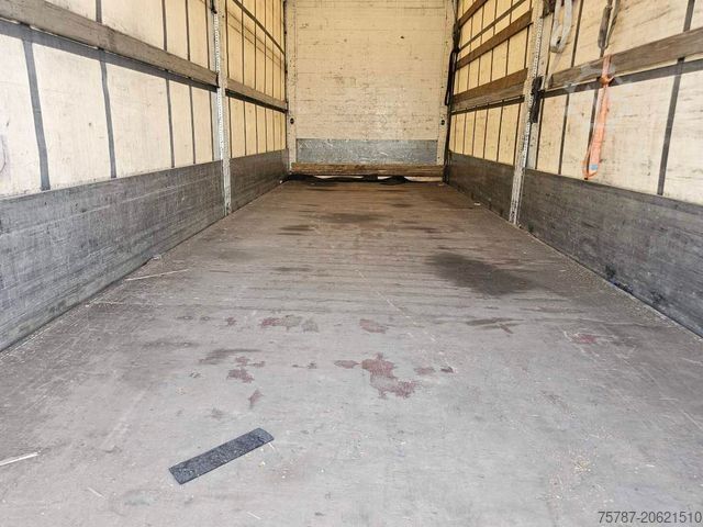 Platformas kravas automašīna ar tentu DAF DAF CF 310 Space Cab, Gardine, Ladebordwand 1,5