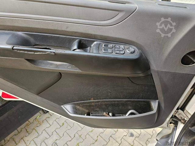 Platformas kravas automašīna ar tentu DAF DAF CF 310 Space Cab, Gardine, Ladebordwand 1,5