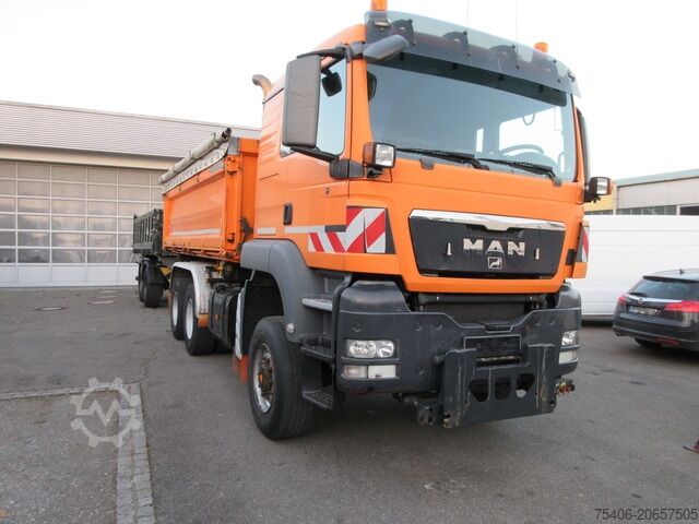 Kipper LKW man TGS 26.400 BB 6x6 Dreiseitenkipper, Bordmatic