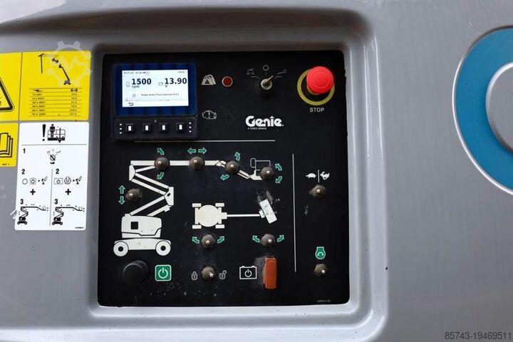 Articulated boom lift Genie Z-62/40 GUARANTEE, Diesel, 4x4 Drive, 21m Working