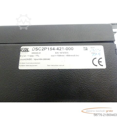 Componente  ETEL DSC2P154-421-000 Servo Drive 568440-01 SN: 18747075