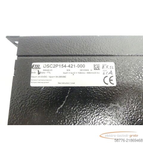 Komponente  ETEL DSC2P154-421-000 Servo Drive 568440-01 SN: 38133969H --