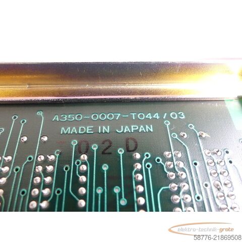 Komponenta Fanuc A20BA / A350-0007-T044- Karte SN: 1134