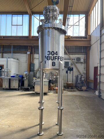 Depósito mezclador vertical de acero inoxidable de 300 litros BIBBY 300 Litre