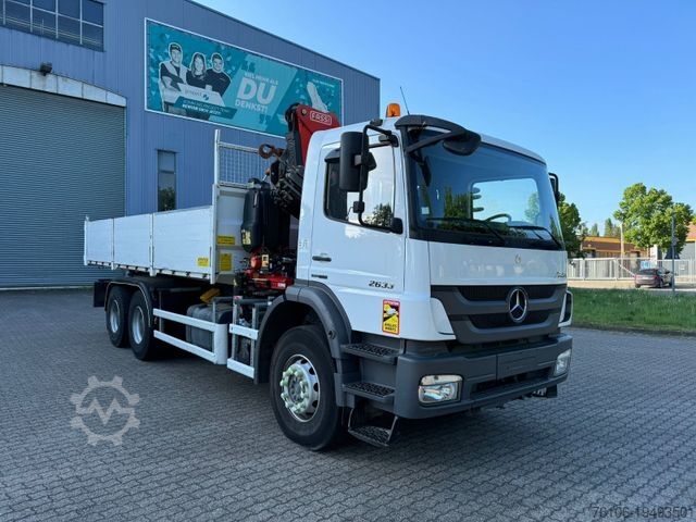 Autokran MERCEDES-BENZ Axor 2633 Kipper mit Kran Fassi F135