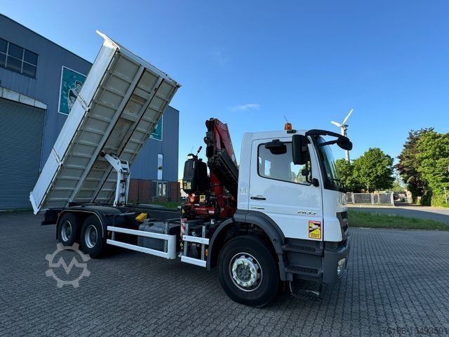 Autokran MERCEDES-BENZ Axor 2633 Kipper mit Kran Fassi F135
