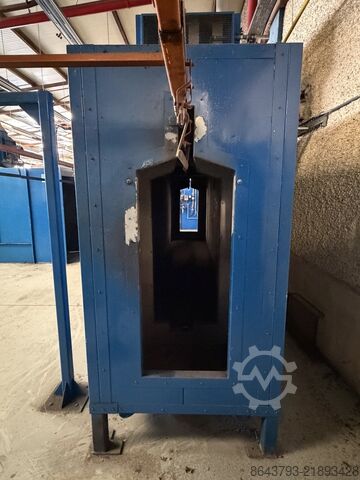 Industriële spuitcabines PSW Industrial Spray Booths Paint Line with Conveyor, Extraction & W
