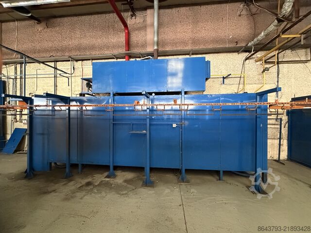 Industriële spuitcabines PSW Industrial Spray Booths Paint Line with Conveyor, Extraction & W