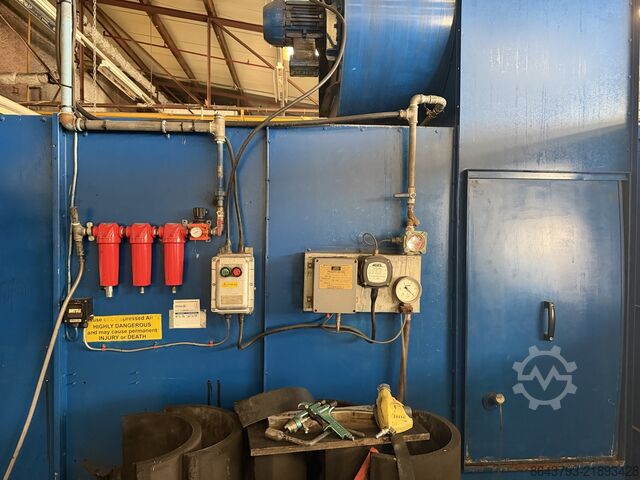 Industriële spuitcabines PSW Industrial Spray Booths Paint Line with Conveyor, Extraction & W