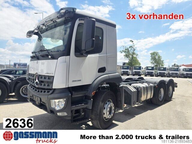 Sunkvežimio važiuoklė Mercedes-Benz Arocs 2636 6x4, 3x VORHANDEN!