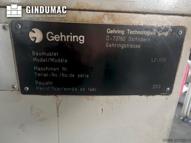 Vertikalna brušenje mašina GEHRING L2-630