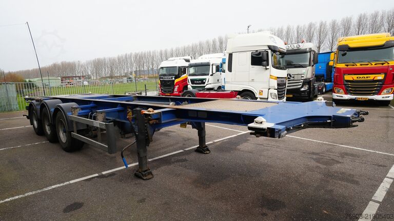 Transporte de contentores Burg Container transport trailer adr 20/30ft