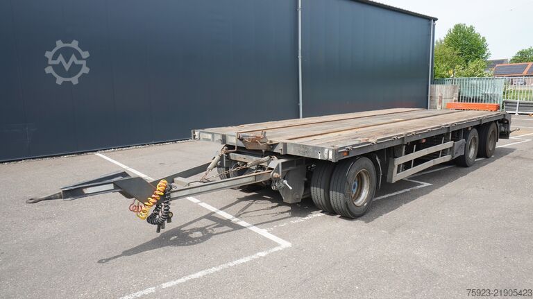Atrelado da plataforma GS Meppel Flatbed trailer twist locks