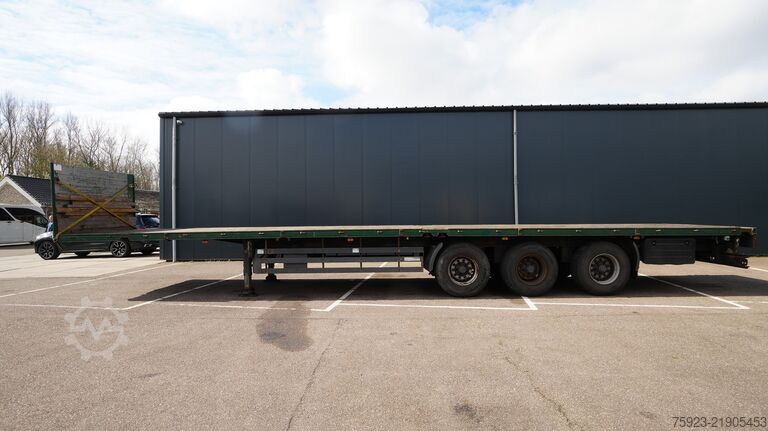Atrelado da plataforma Meusburger Flatbed trailer twist locks