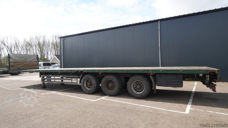 Atrelado da plataforma Meusburger Flatbed trailer twist locks